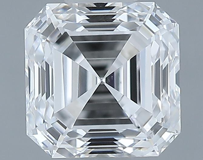 0.76ct Asscher F VS1 Natural Diamond