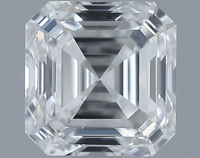 0.71ct Asscher F VS1 Natural Diamond