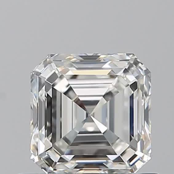 0.81ct Asscher H VVS1 Natural Diamond