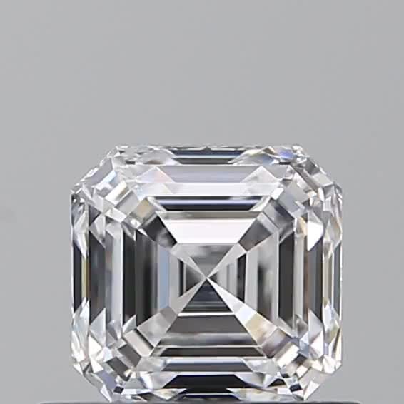 0.7ct Asscher D VS1 Natural Diamond