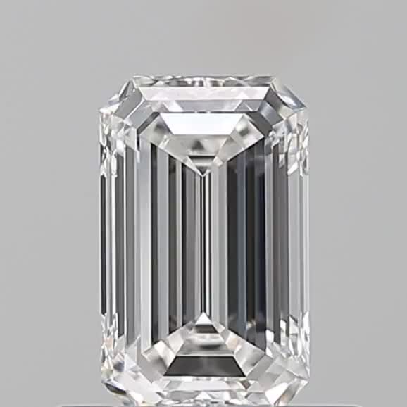 0.55ct Emerald F VVS1 Natural Diamond