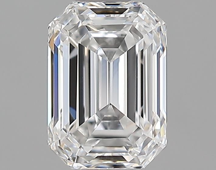 0.96ct Emerald F IF Natural Diamond