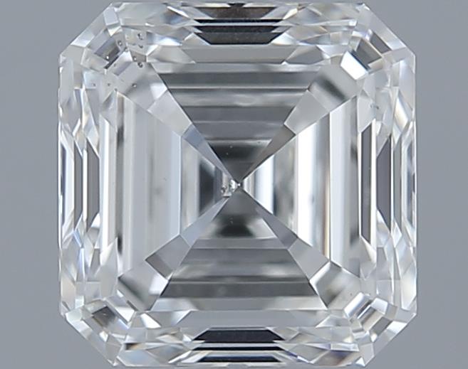 0.7ct Asscher F VS2 Natural Diamond