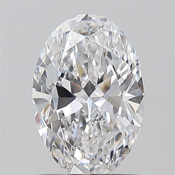 1ct Oval D SI1 Natural Diamond