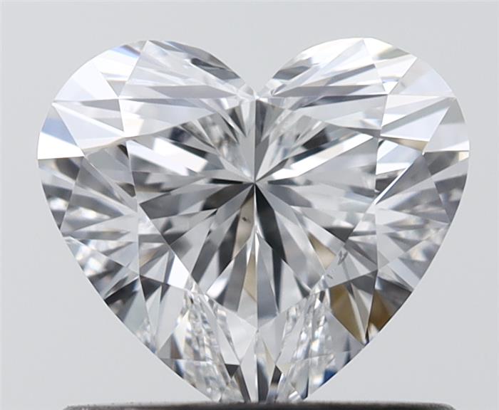 0.7ct Heart E VS2 Natural Diamond