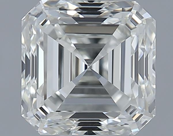 0.91ct Asscher J VS1 Natural Diamond