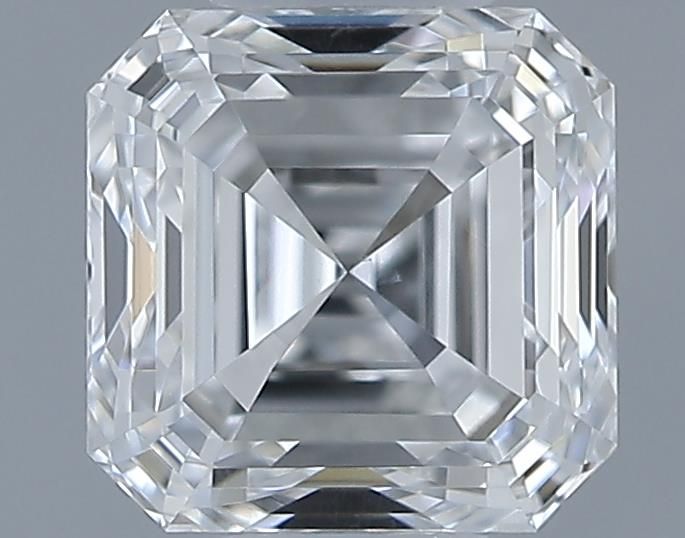 0.7ct Asscher F SI1 Natural Diamond