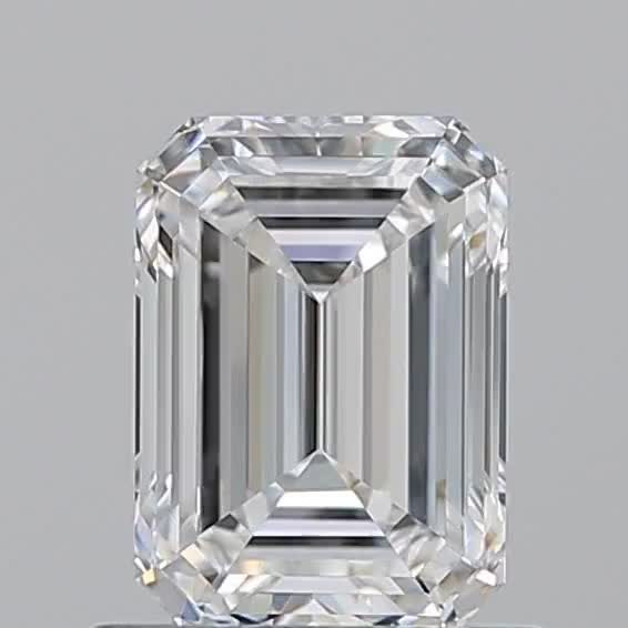 1.01ct Emerald F VVS2 Natural Diamond