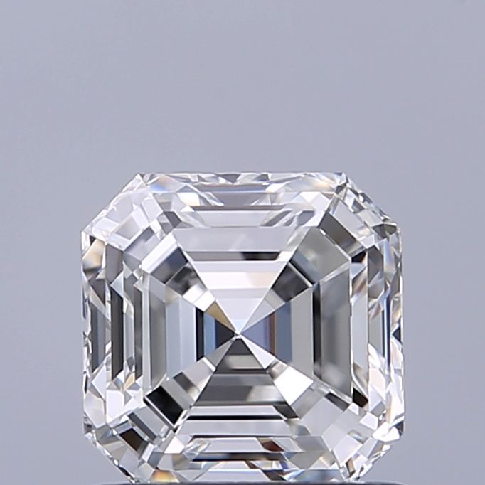 0.91ct Asscher F VVS1 Natural Diamond