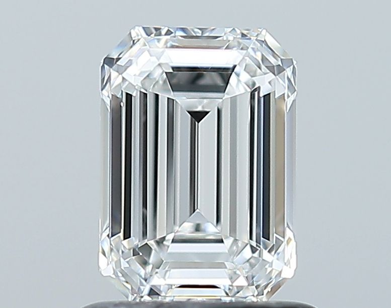 1.01ct Emerald F VS2 Natural Diamond