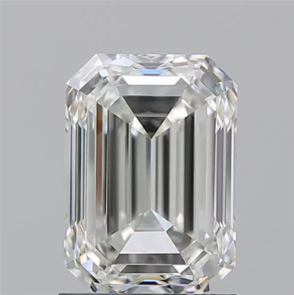 1.7ct Emerald J VVS2 Natural Diamond