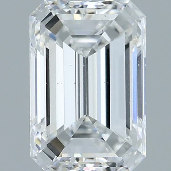 0.71ct Emerald D VS2 Natural Diamond