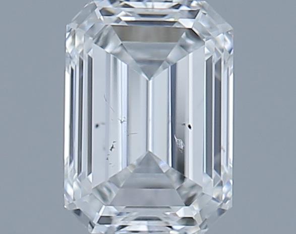 0.7ct Emerald E SI1 Natural Diamond