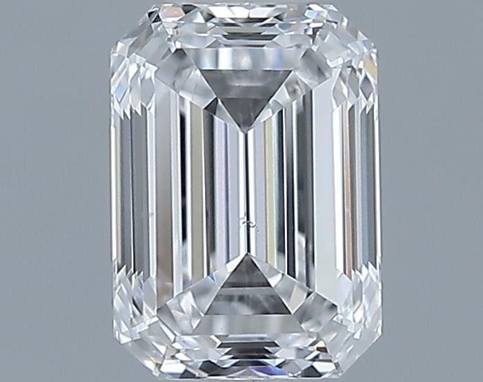 0.8ct Emerald D SI1 Natural Diamond