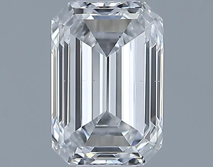 0.7ct Emerald E SI1 Natural Diamond