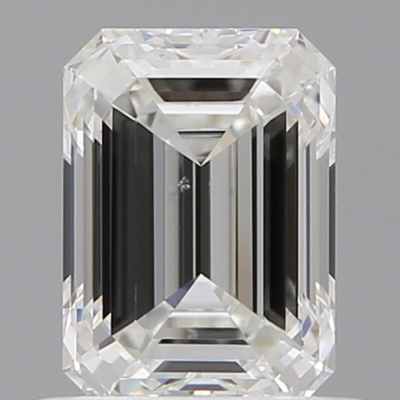 0.7ct Emerald F SI1 Natural Diamond