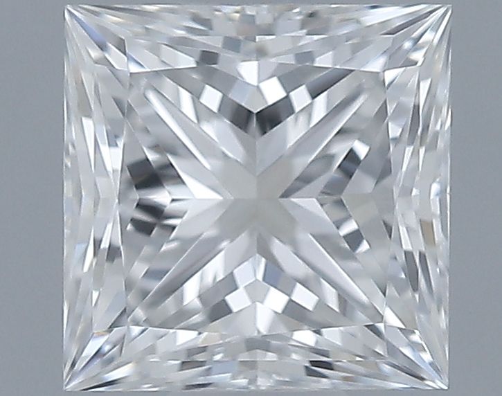 0.59ct Princess F FL Natural Diamond