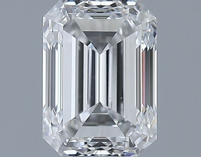 0.71ct Emerald F VS2 Natural Diamond