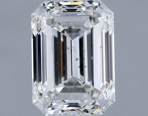 0.7ct Emerald H SI1 Natural Diamond