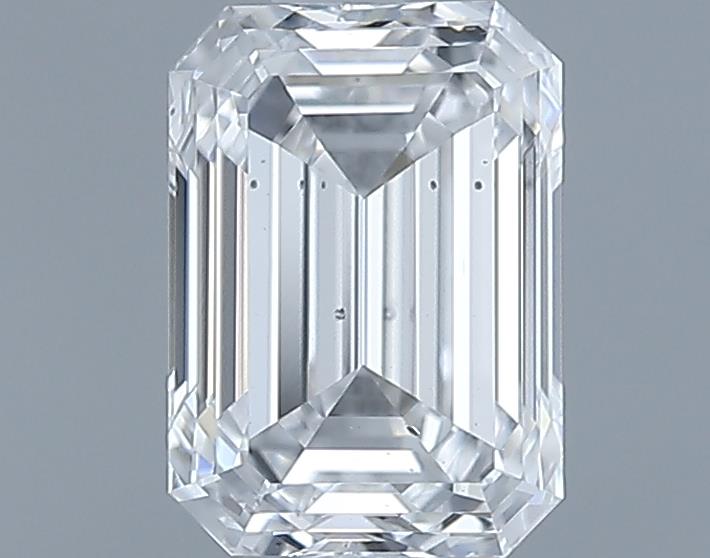 0.75ct Emerald D SI1 Natural Diamond