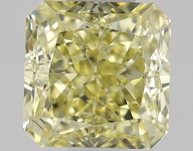 0.5ct Fancy Yellow Square Radiant Natural Diamond