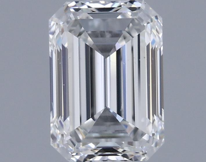 0.76ct Emerald F VS2 Natural Diamond