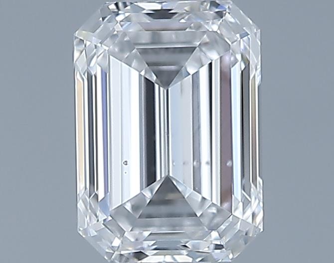 0.7ct Emerald D SI1 Natural Diamond