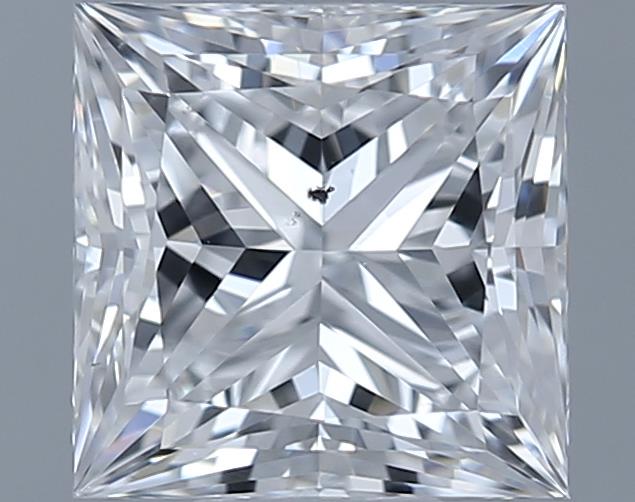 0.74ct Princess D SI1 Natural Diamond