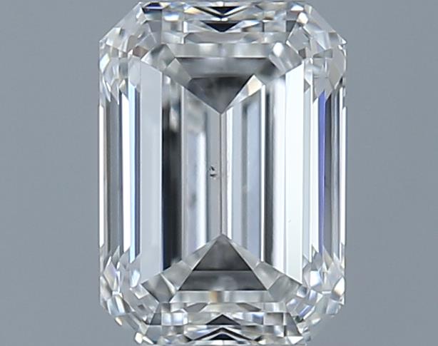 0.9ct Emerald H SI1 Natural Diamond