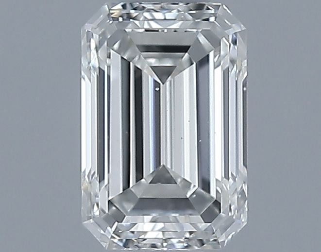 0.7ct Emerald H SI1 Natural Diamond