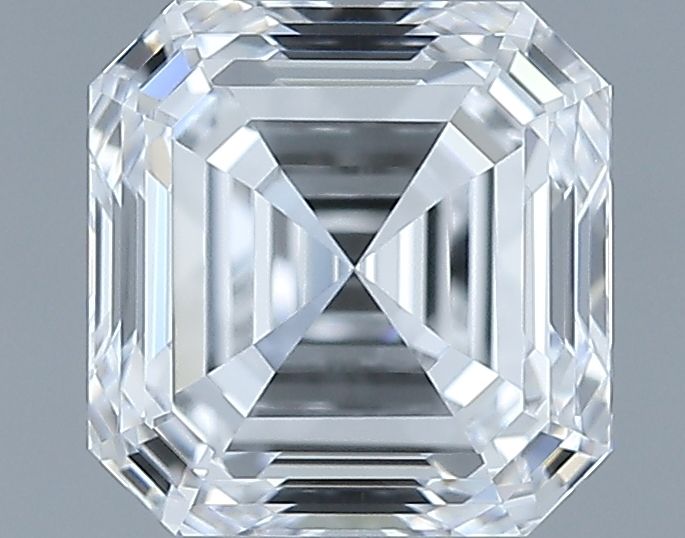 1.01ct Asscher D VVS2 Natural Diamond