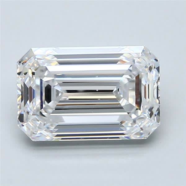 2.5ct Emerald D VS1 Natural Diamond