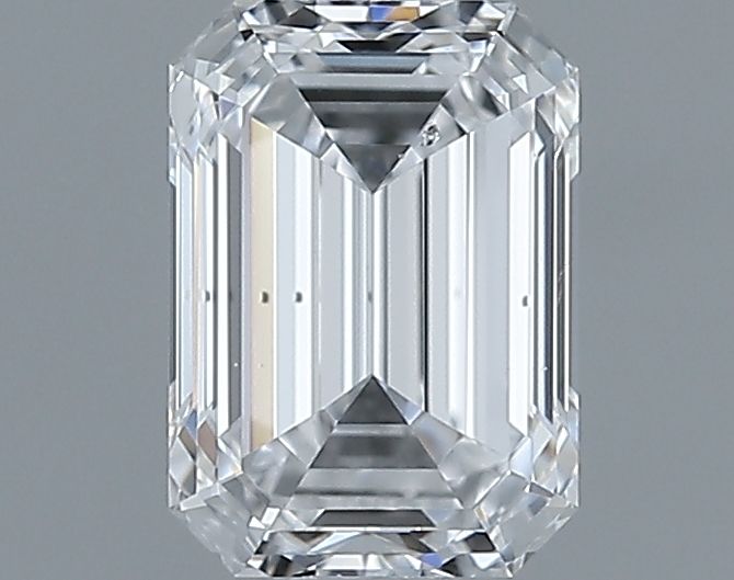 0.71ct Emerald D SI2 Natural Diamond