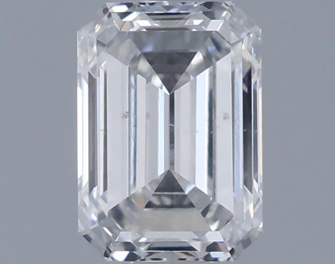 0.7ct Emerald F SI1 Natural Diamond