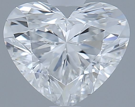 0.56ct Heart F VS1 Natural Diamond