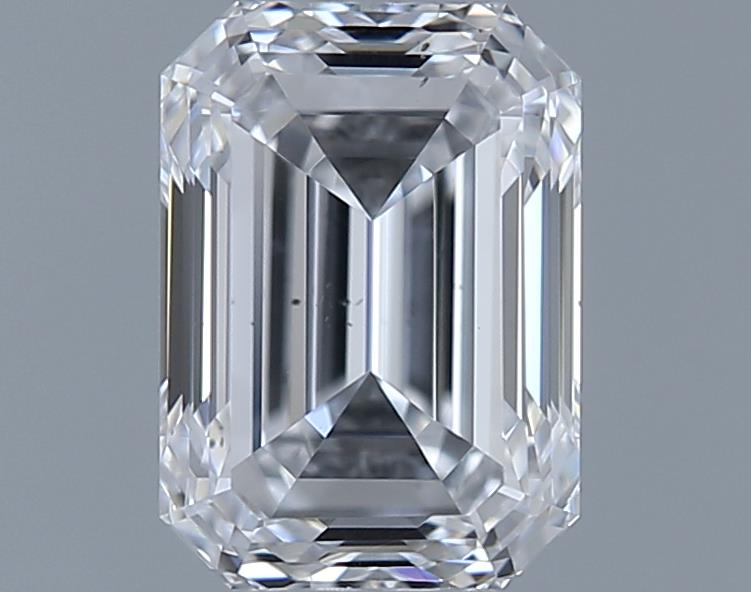 0.71ct Emerald D SI1 Natural Diamond