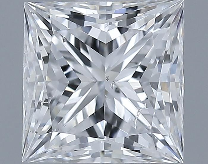 0.8ct Princess D SI2 Natural Diamond