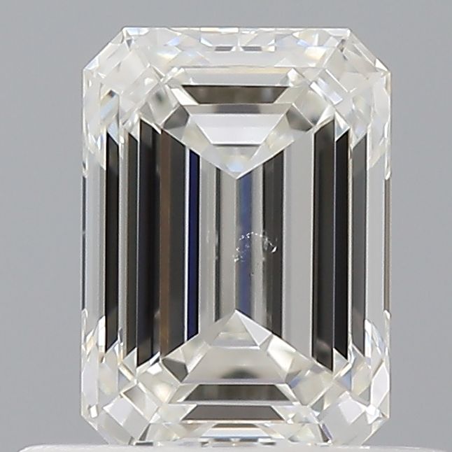 0.7ct Emerald H SI1 Natural Diamond