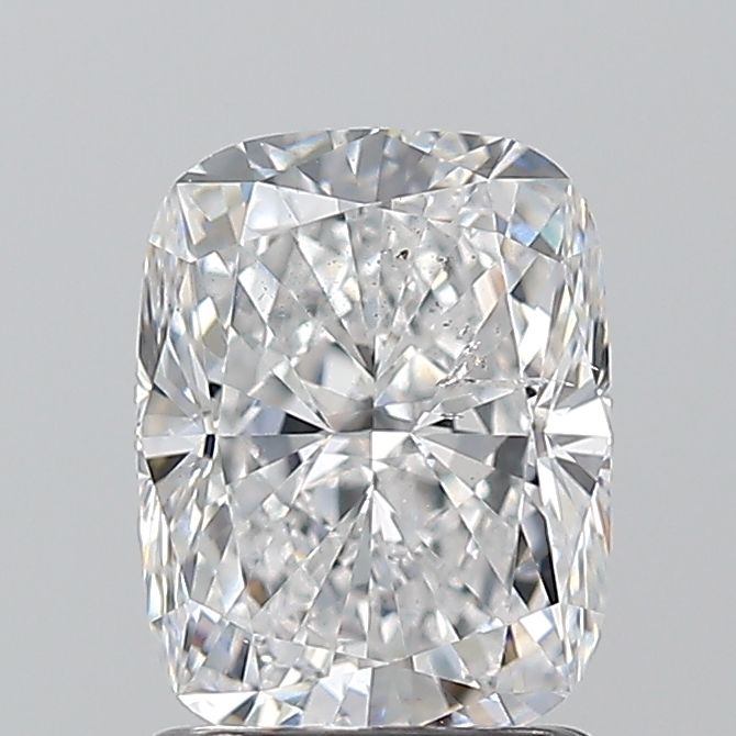 1.5ct Cushion Modified D SI2 Natural Diamond