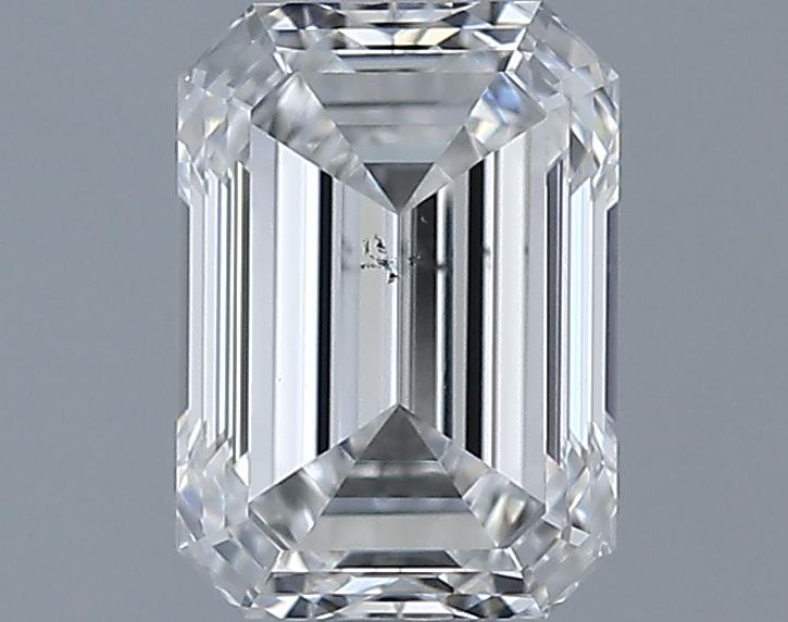 0.74ct Emerald F SI1 Natural Diamond