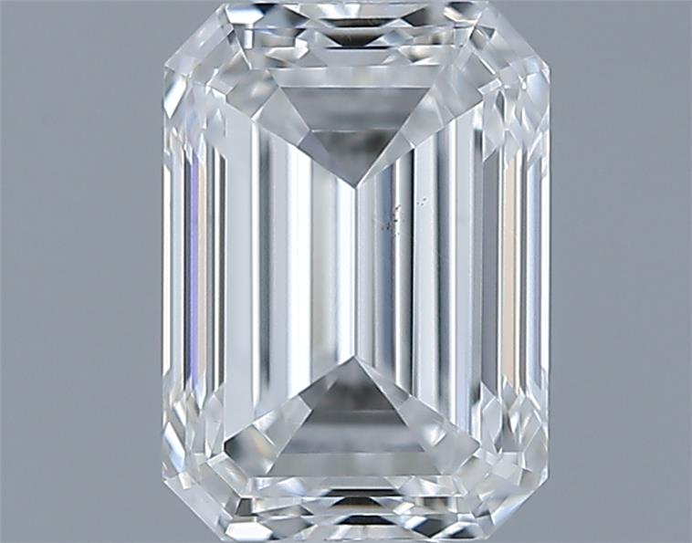 0.81ct Emerald F VS2 Natural Diamond