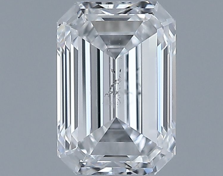 0.75ct Emerald D SI2 Natural Diamond