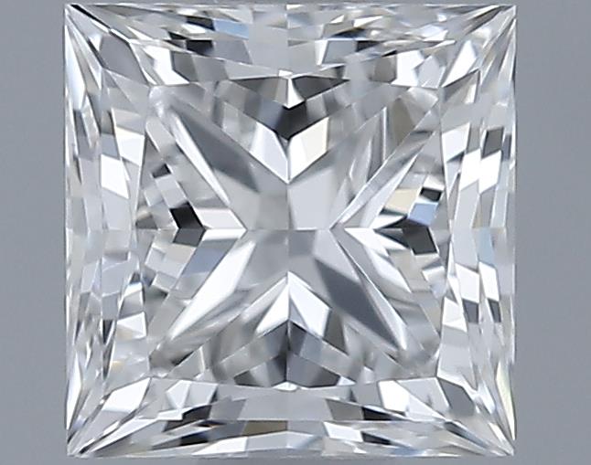 0.71ct Princess F IF Natural Diamond