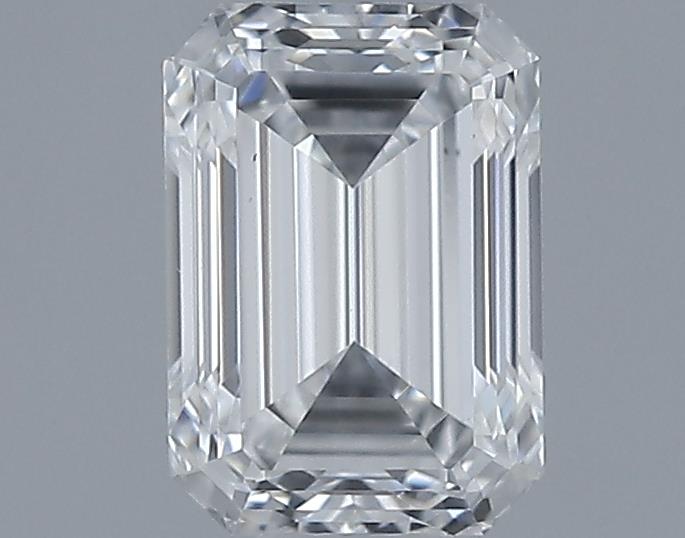 0.6ct Emerald F VS2 Natural Diamond