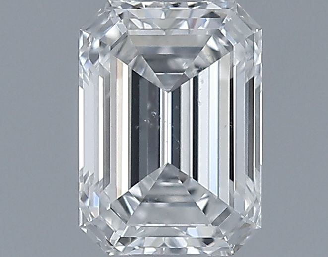 0.7ct Emerald F SI1 Natural Diamond