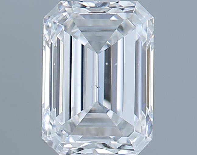 0.7ct Emerald F SI1 Natural Diamond