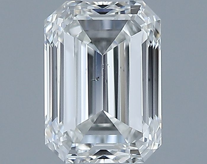 0.7ct Emerald H SI1 Natural Diamond