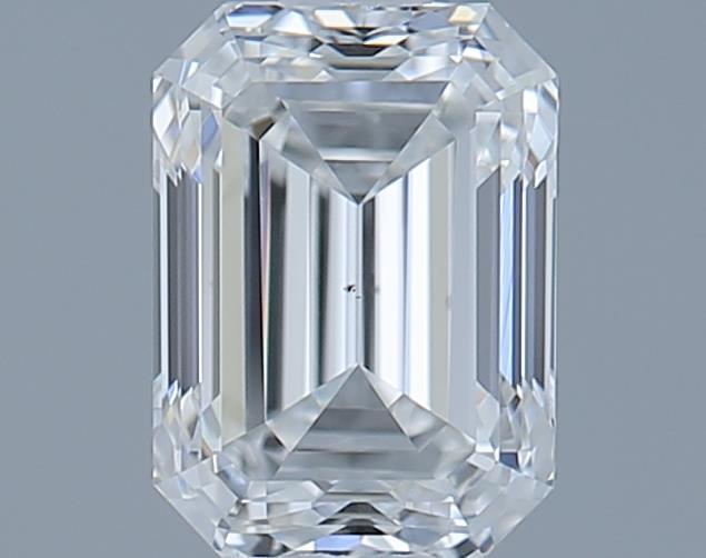 0.71ct Emerald F VS2 Natural Diamond