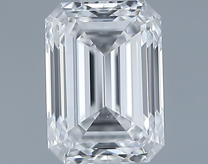 0.71ct Emerald F VS2 Natural Diamond