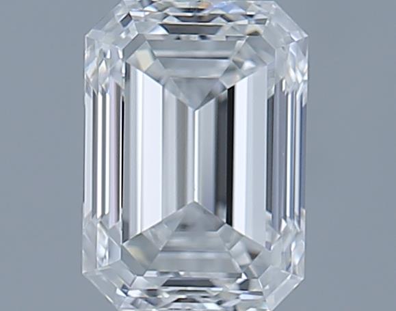 0.7ct Emerald F VVS1 Natural Diamond